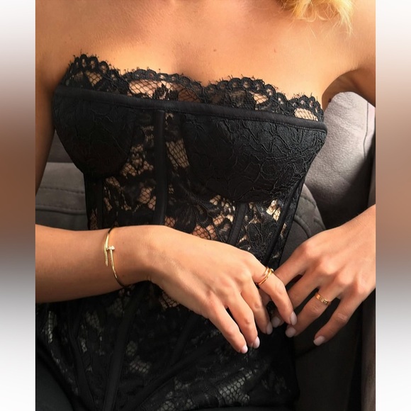 Rozie Corsets, Lace Top, nwt, size FR36 (US 0, XS). - Picture 8 of 10